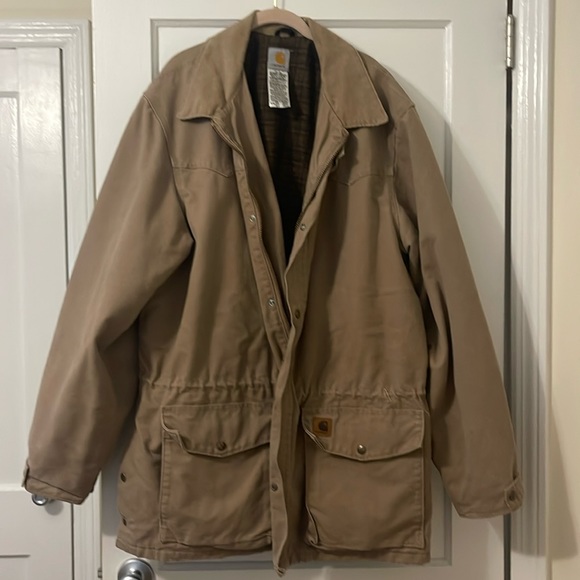 Carhartt lined canvas coat utility jacket 2XL - Picture 1 of 6